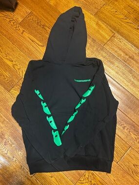 Popular Chromakopia Hoodie 
Black with Green Graphic Design